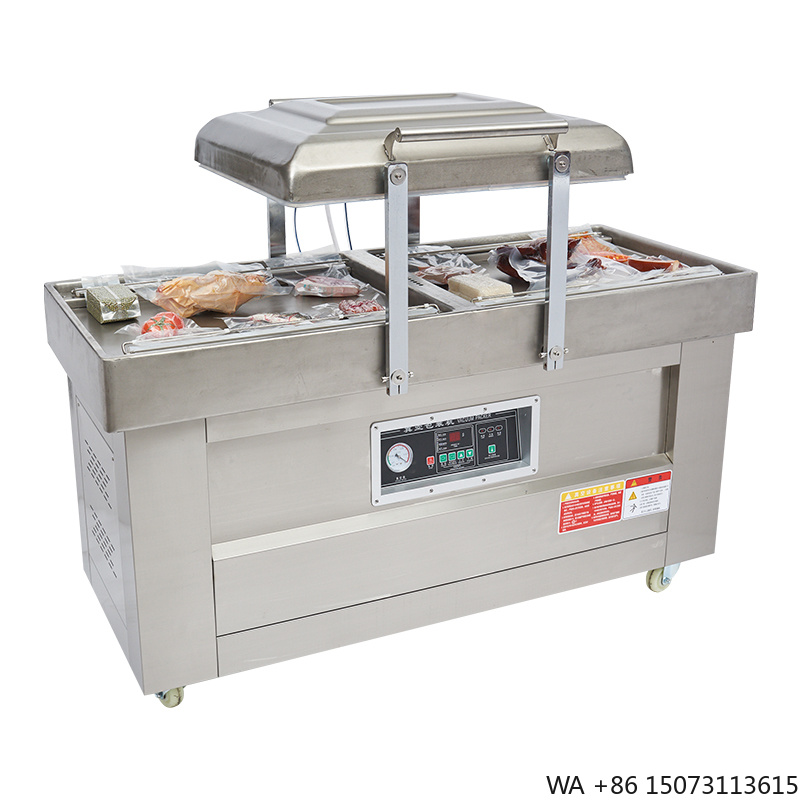 Meal Prep Vacuum Seal - Semi-automatische dubbele kamer vacuümverpakkingsmachine DZ400/2SB voor