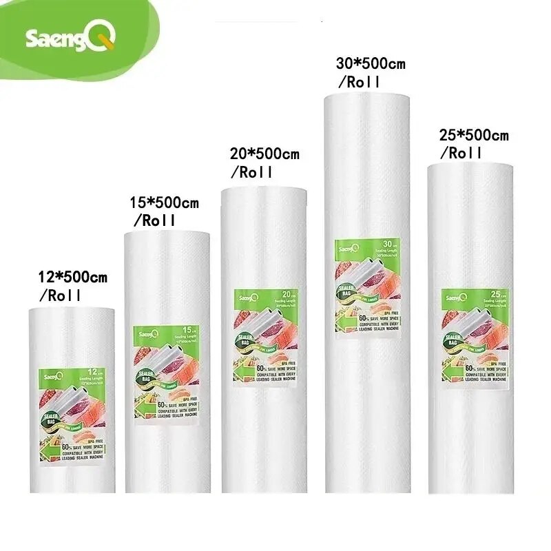 Meal Prep Vacuum Seal - SaengQ Vacuümzakken voor Voedsel Vacuümsealer Voedsel