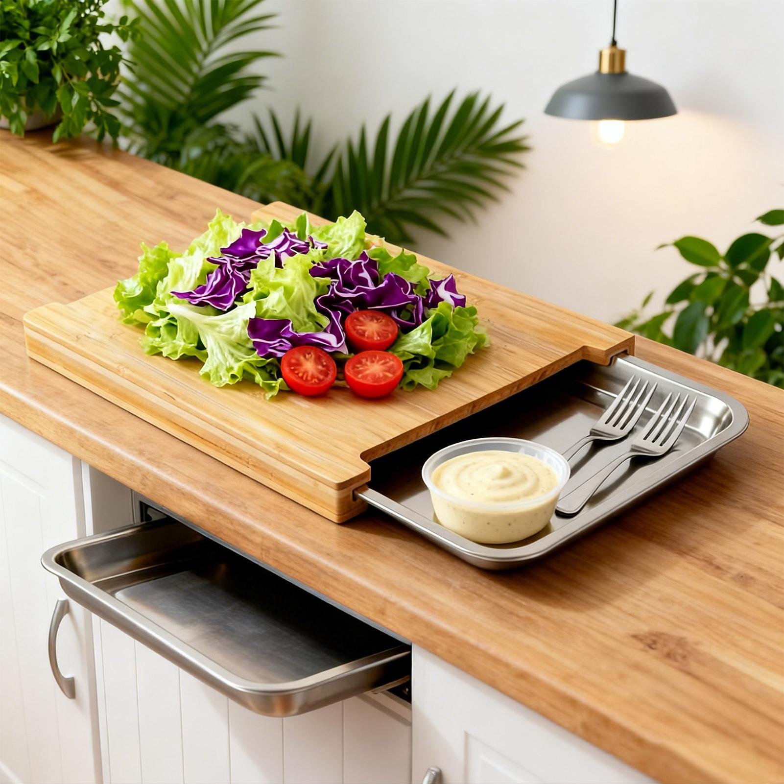 Meal Prep For Cutting - Houten snijplanken voor de keuken, antislip,