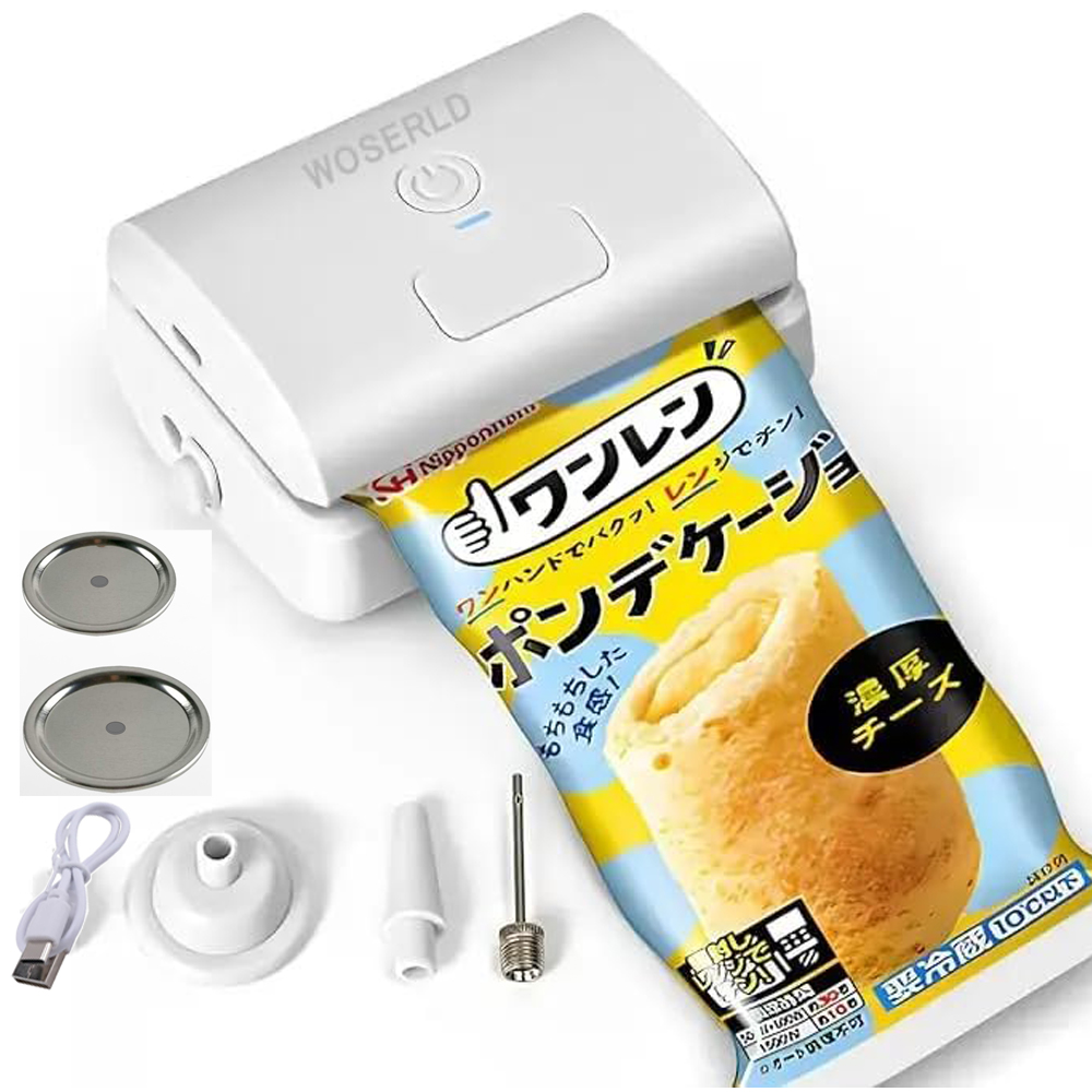 Meal Prep Vacuum Seal - Unieke 7-in-1 automatische mini-oplaadbare vacuümsealer voor