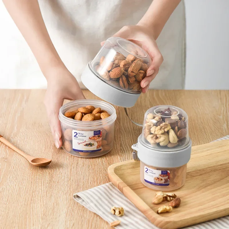 Meal Prep Yogurt Containers - Ontbijt Havermout Granen Moer Yoghurt Salade