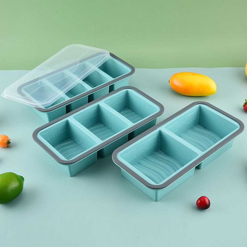 Meal Prep Oatmeal - 1pc Siliconen Voedsel Vriezer Lade met