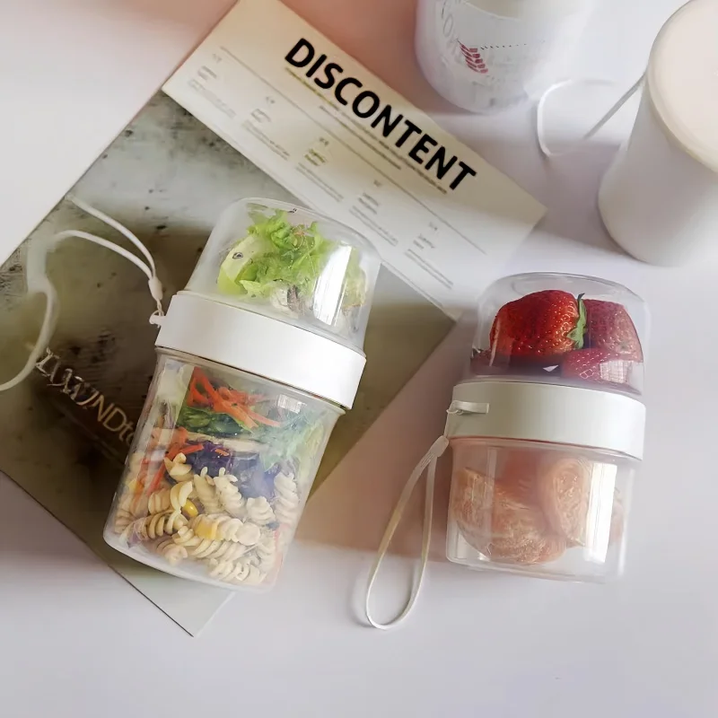 Meal Prep Yogurt Containers - Ontbijt Havermout Granen Moer Yoghurt Salade
