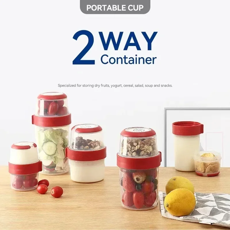 Dubbellaags Verzegelde Gecompa - Meal Prep Yogurt Containers recensie en prijs
