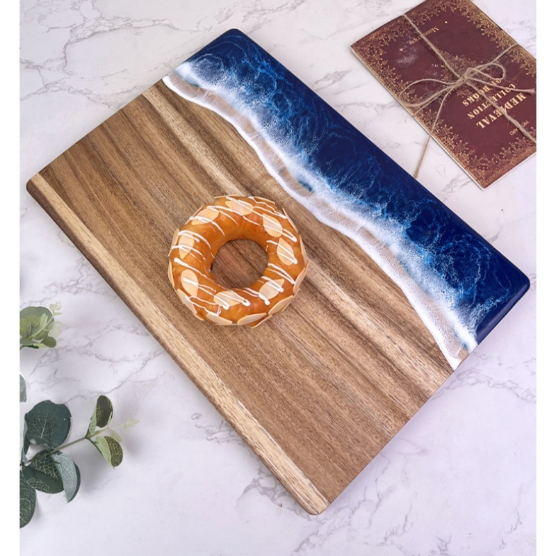 Snijplank van acaciahout met e - Meal Prep For Cutting recensie en prijs