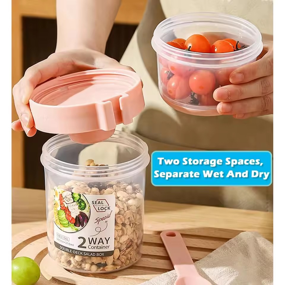 Salade Havermoutbeker 500 ml + - Meal Prep Oatmeal recensie en prijs