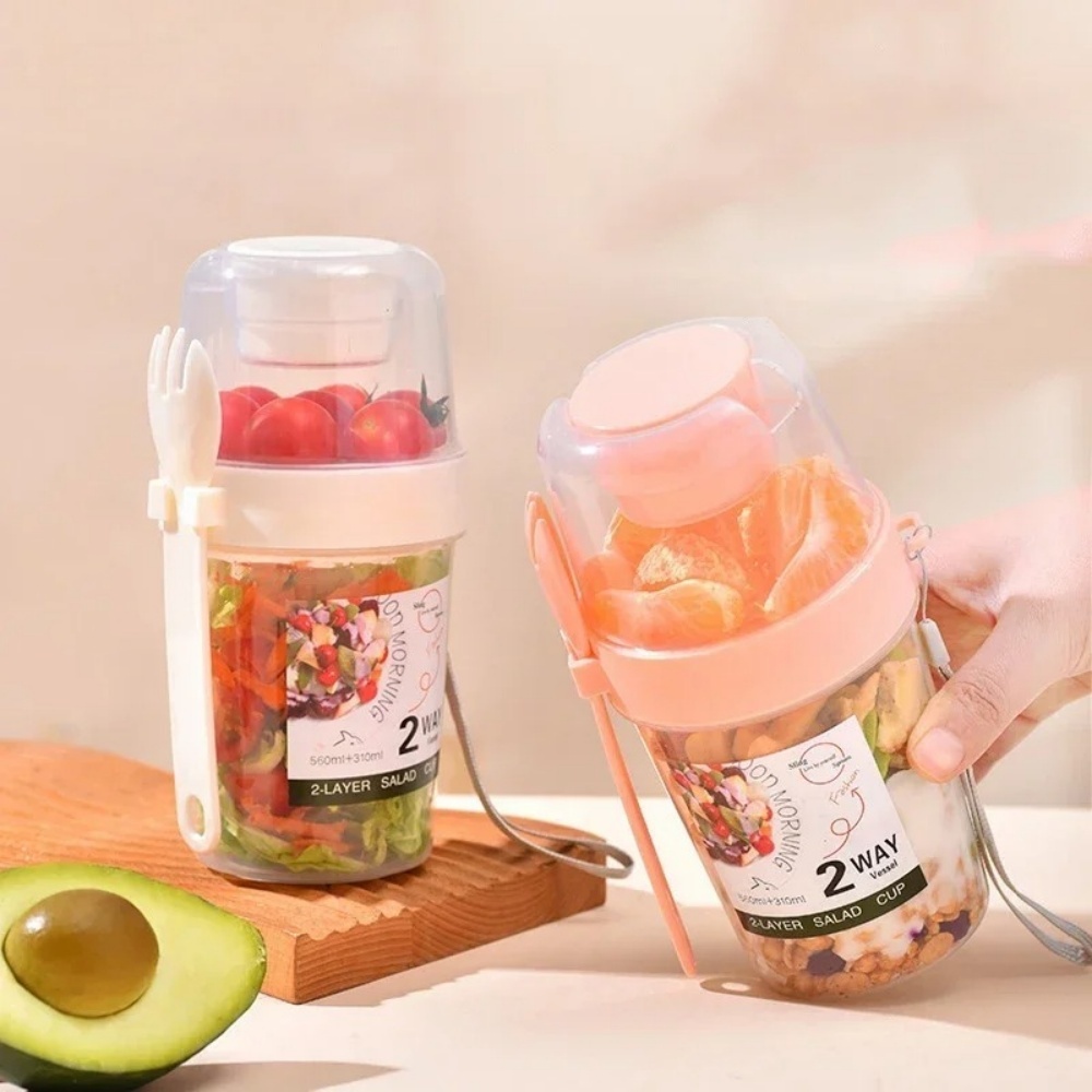 Draagbare Salade Cup Ontbijt C - Meal Prep Yogurt Containers recensie en prijs