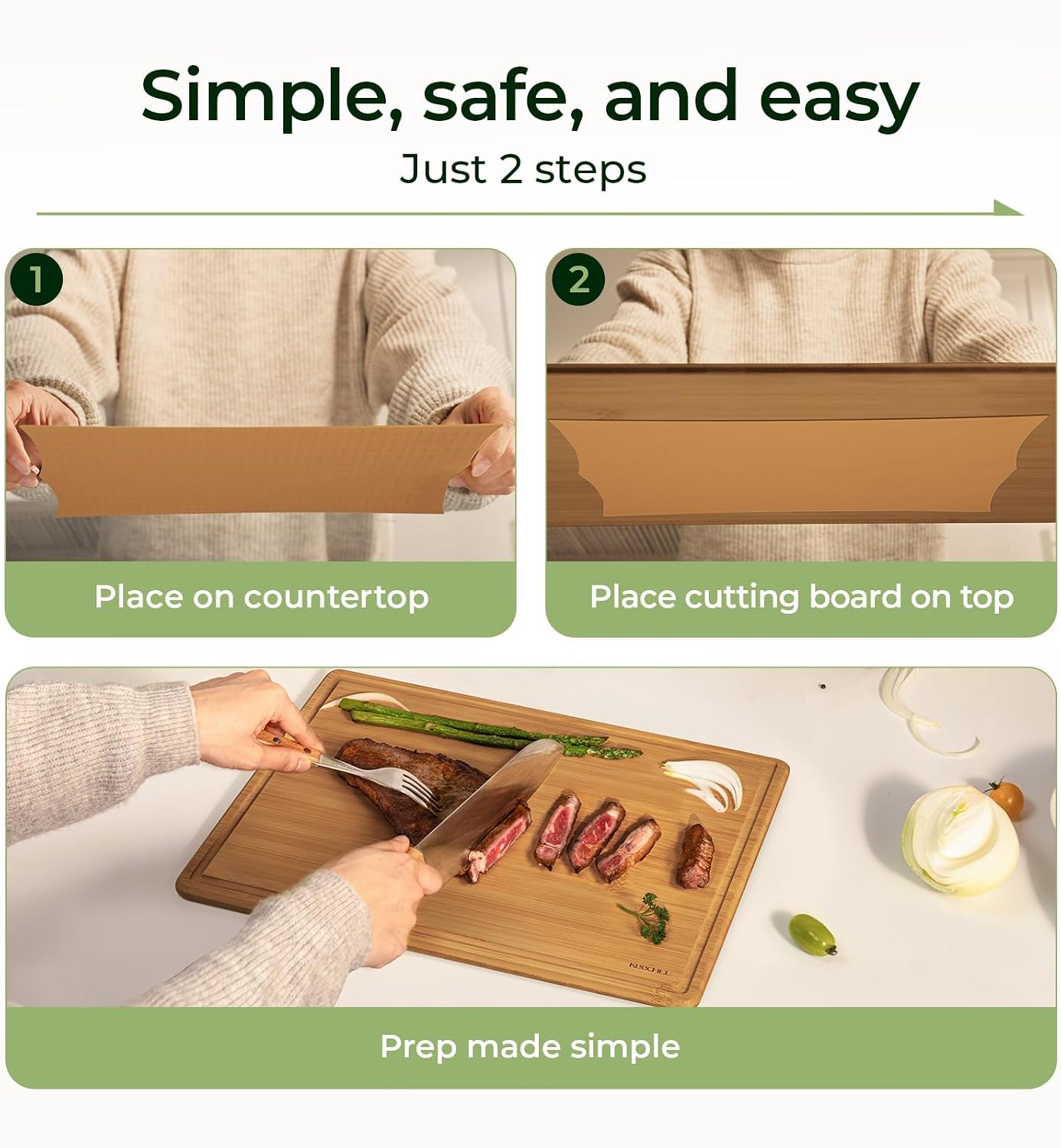 Keechee Bamboe Snijplank met A - Meal Prep Juice recensie en prijs