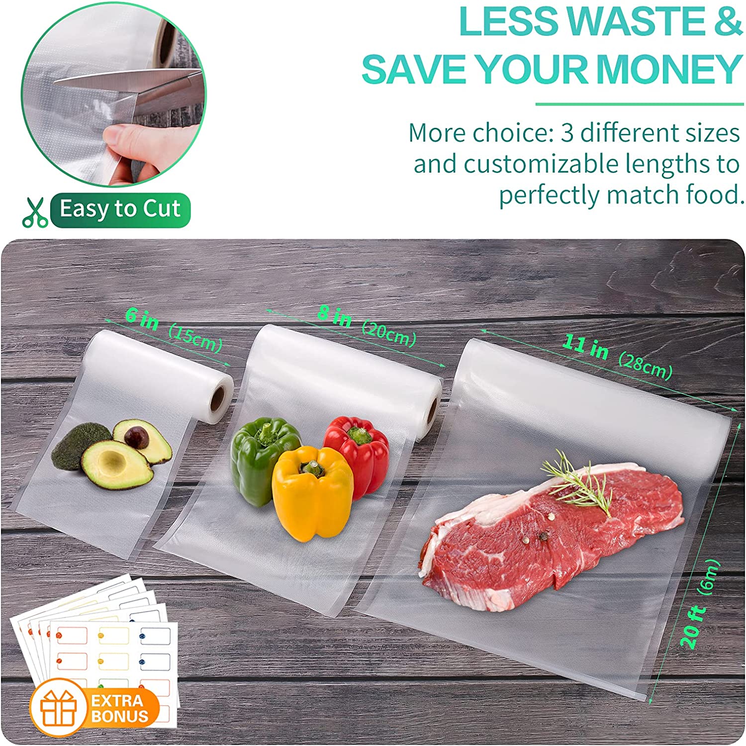 Keukenzakken voor vacuümvoedse - Meal Prep Vacuum Seal recensie en prijs