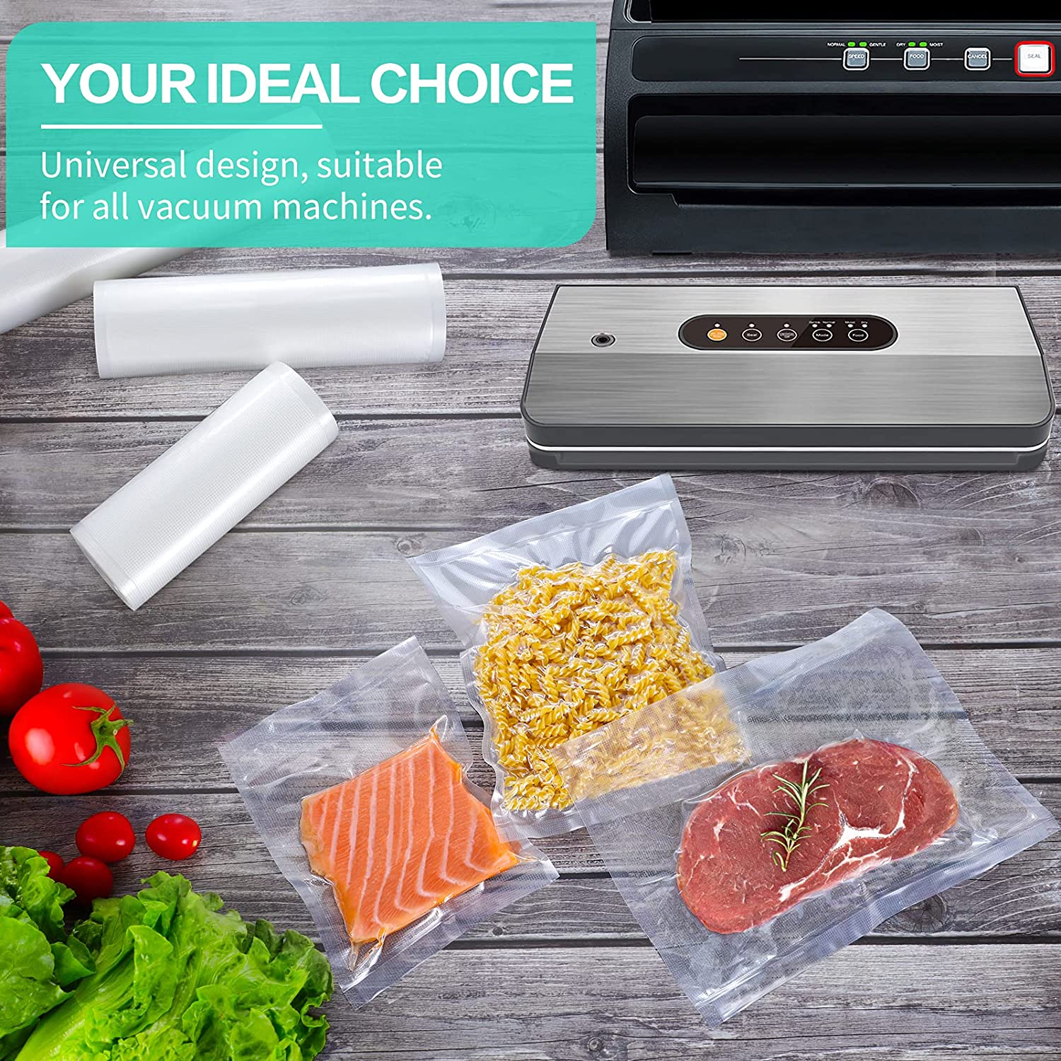 Keukenzakken voor vacuümvoedse - Meal Prep Vacuum Seal recensie en prijs
