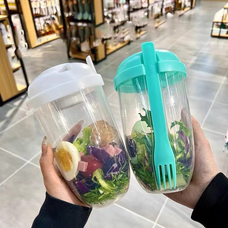Draagbare saladekom met deksel - Meal Prep Yogurt Containers recensie en prijs