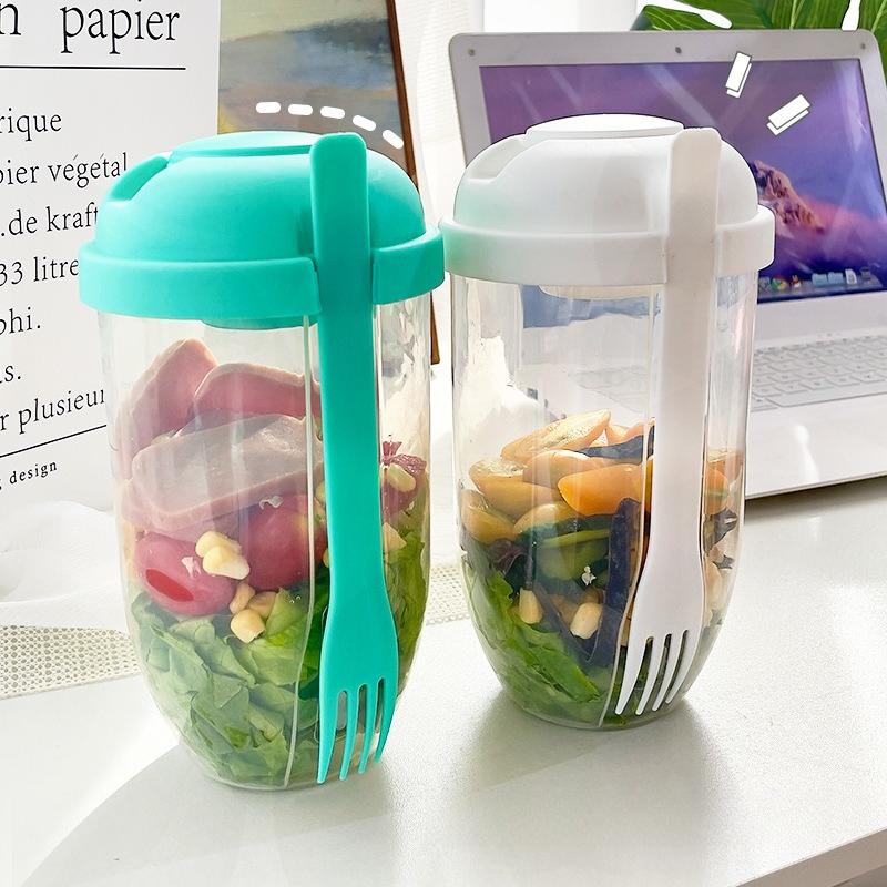 Draagbare saladekom met deksel - Meal Prep Yogurt Containers recensie en prijs