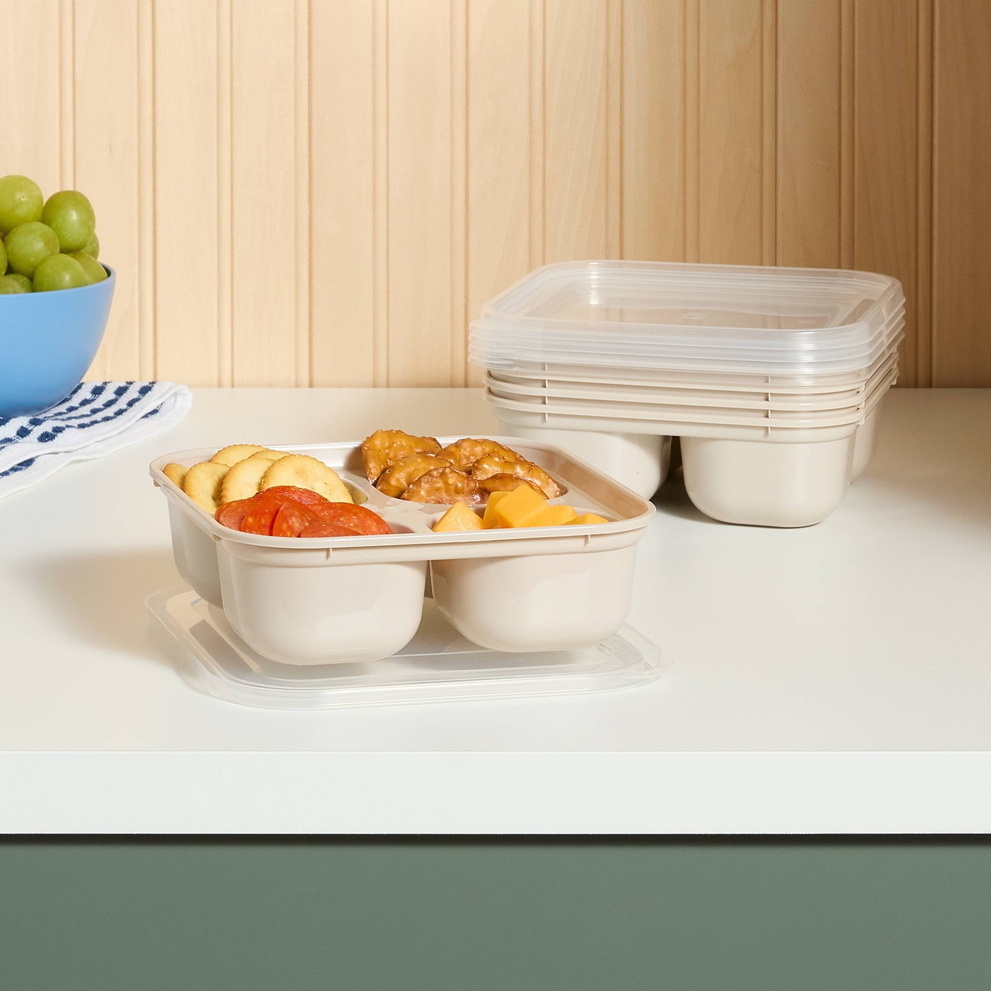 10 stuks plastic snackbakjes m - Meal Prep Oatmeal recensie en prijs