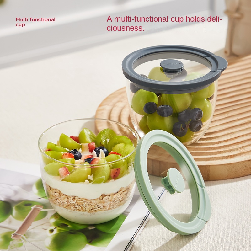 Glazen Overnight Oats-containe - Meal Prep Yogurt Containers recensie en prijs