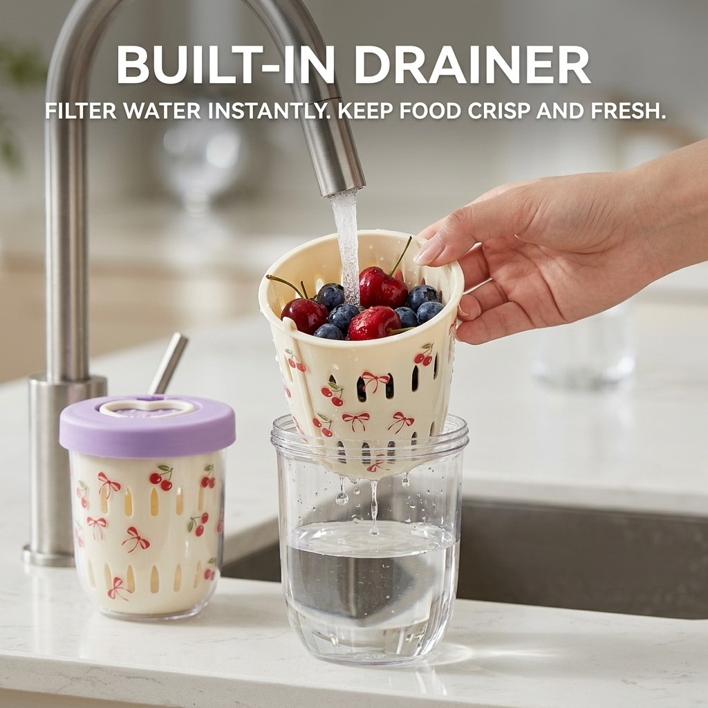 Plastieken saladebakje met dek - Meal Prep Yogurt Containers recensie en prijs