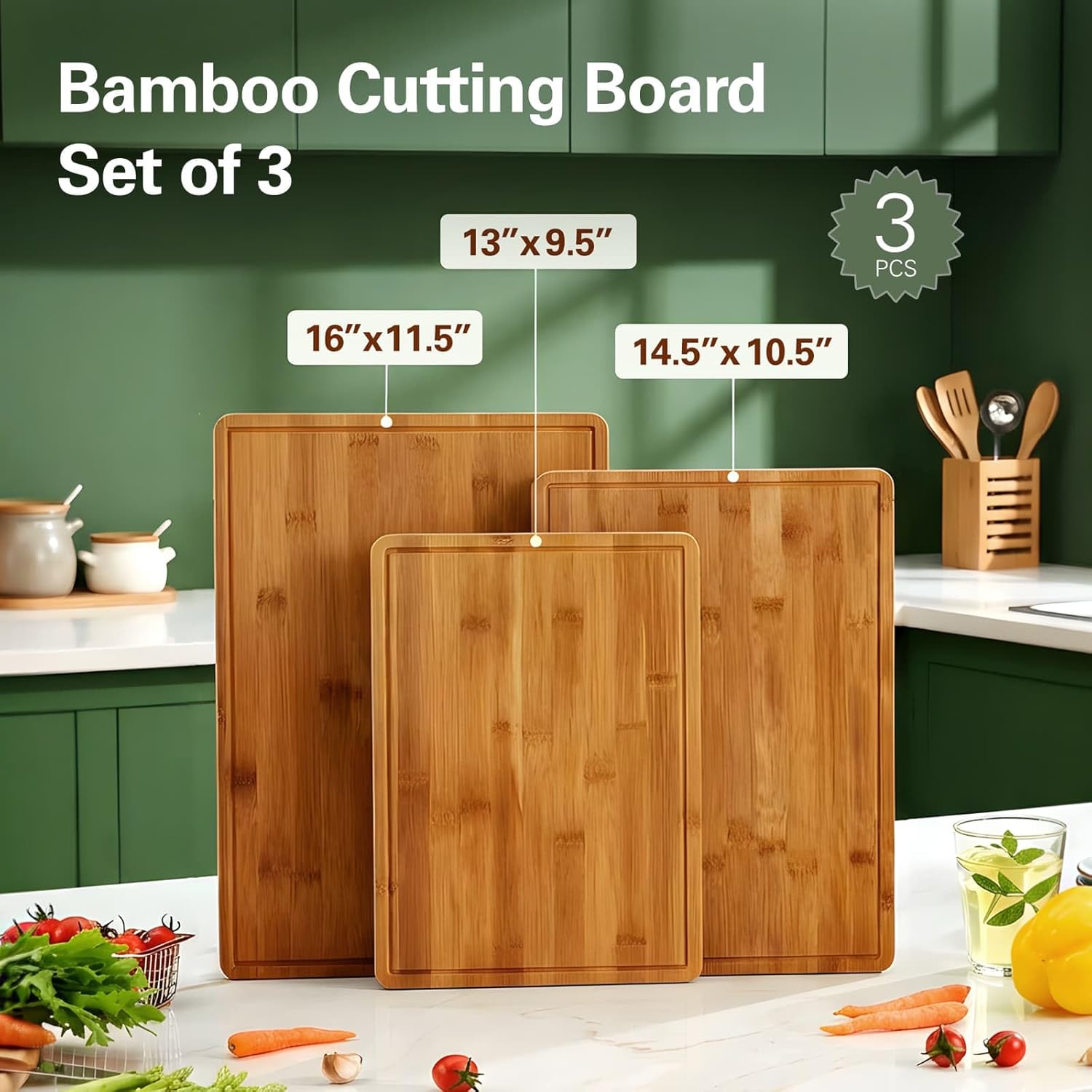 Bamboe snijplanken voor de keu - Meal Prep For Cutting recensie en prijs