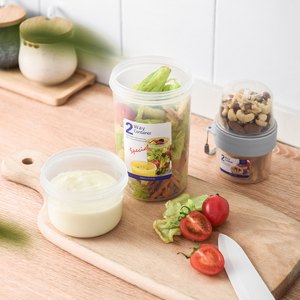 2-laags Yoghurt Salade Verzege - Meal Prep Yogurt Containers recensie en prijs