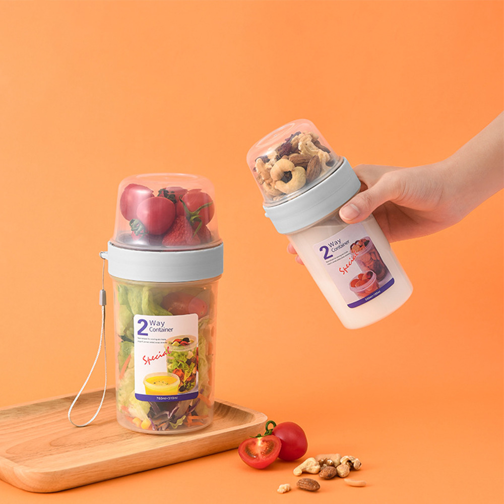 2-laags Yoghurt Salade Verzege - Meal Prep Yogurt Containers recensie en prijs
