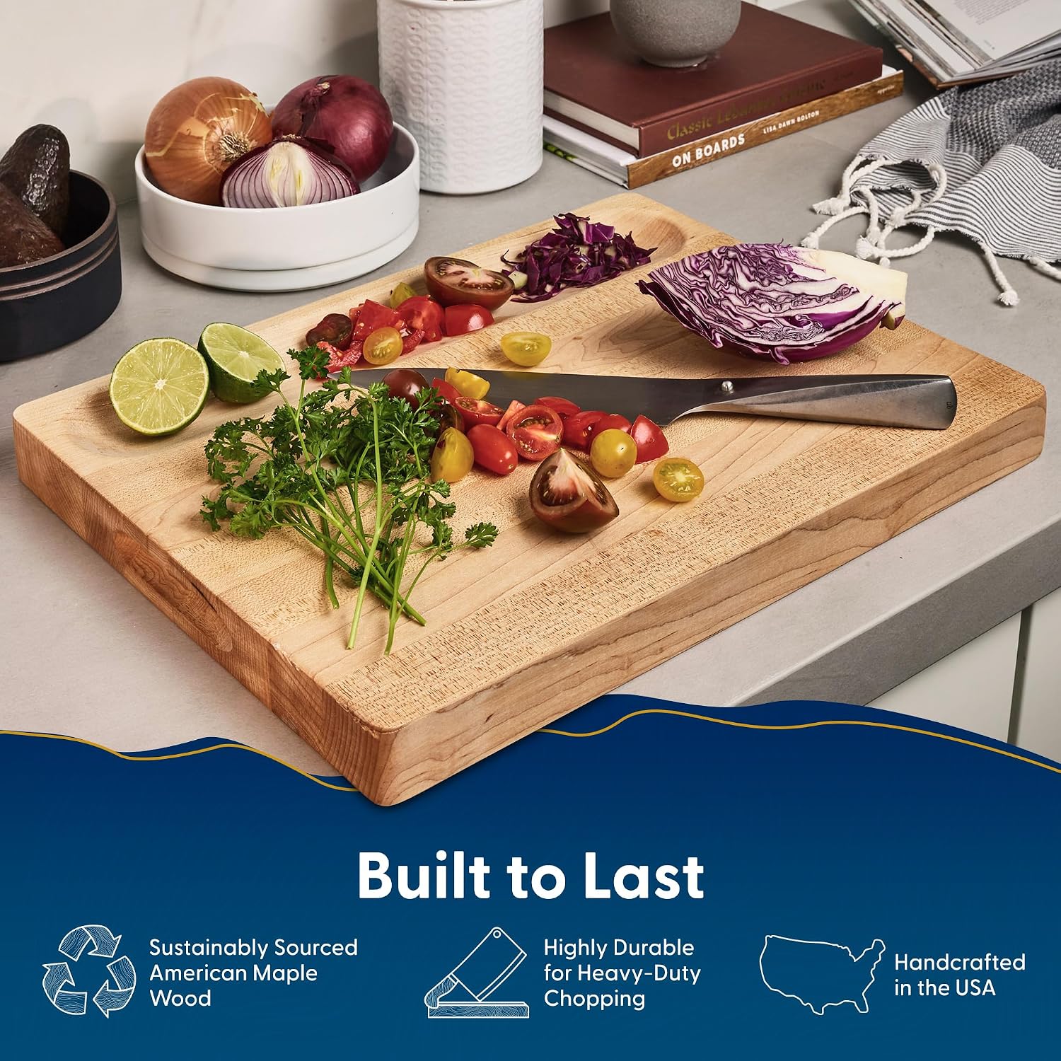 Houten snijplank van hard esdo - Meal Prep For Cutting recensie en prijs